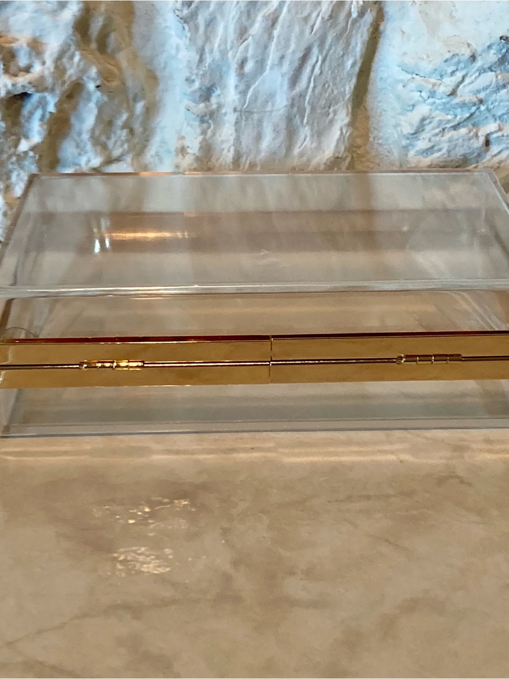 NWT Clear Minaudière crossbody bag/ clutch - Picture 11 of 12